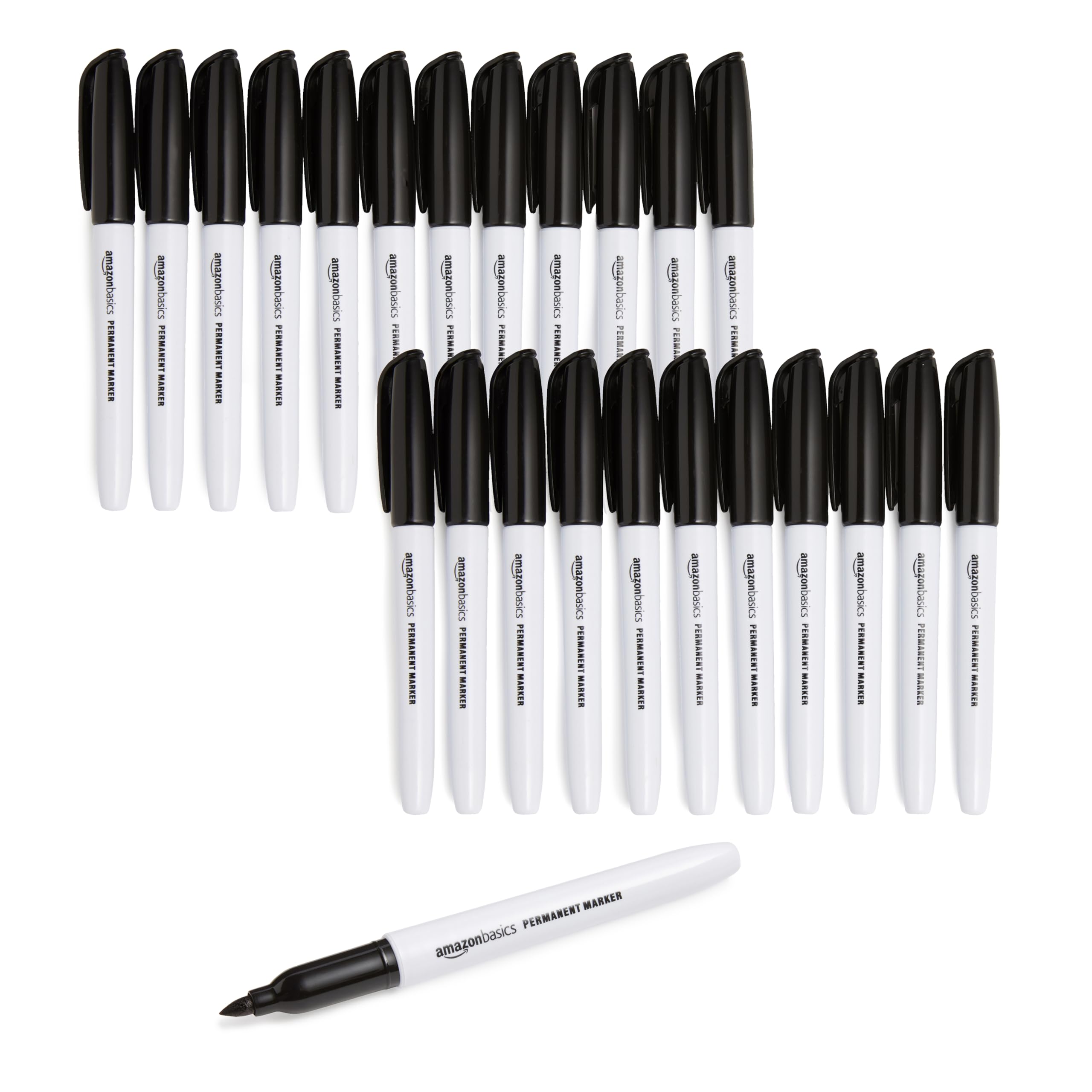 Amazon.com : Amazon Basics Fine Tip Permanent Markers for Writing